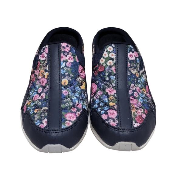 Easy Spirit Women Travel Time 594 Slip On Mule Clogs Size US 5M Navy Floral - Picture 5 of 7